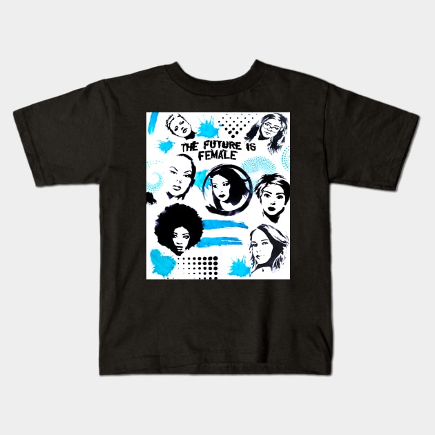 Feminism Kids T-Shirt by Mikexkish